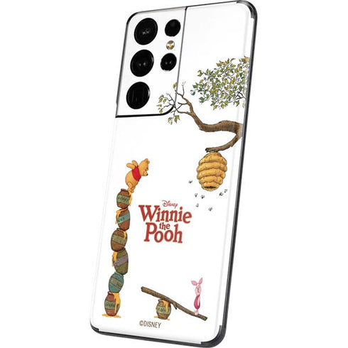 Disney Winnie the Pooh Honey Hive Galaxy S21 Ultra 5G Skin